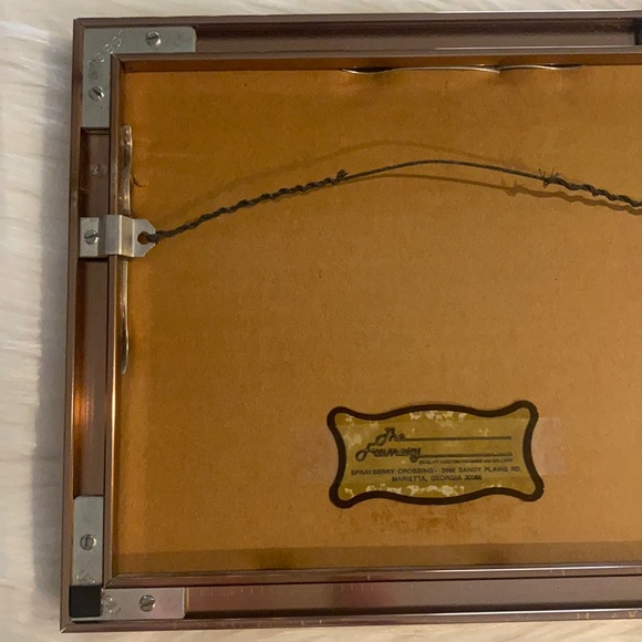 8” x 9” Professionally & Award Winning Framed, Georgia Peach Quote, Ex Condition - Picture 5 of 9